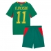 Maillot de foot Sénégal Nicolas Jackson #11 Extérieur vêtements enfant Monde 2026 Manches Courtes (+ pantalon court)